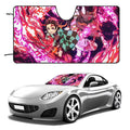 Anime Demon Slayer Car Windshield Sunshade Foldable Reflective Sun Visor F463450
