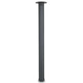 Textured Black Round Adjustable Table Leg (Set of 4) I4497
