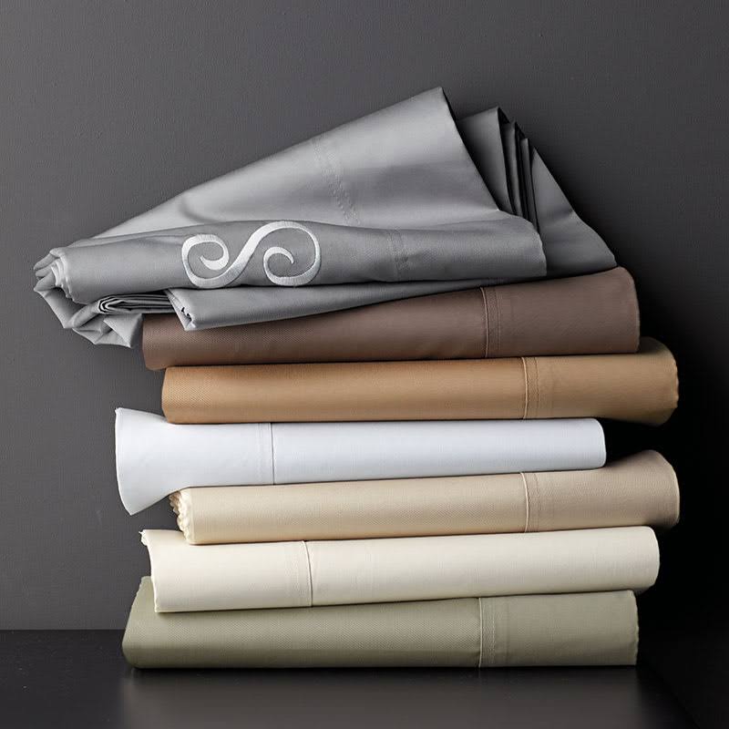 450-Thread Count Sateen California King Flat Sheet I749