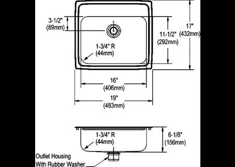 Stainless Steel Bathroom Sink X91108