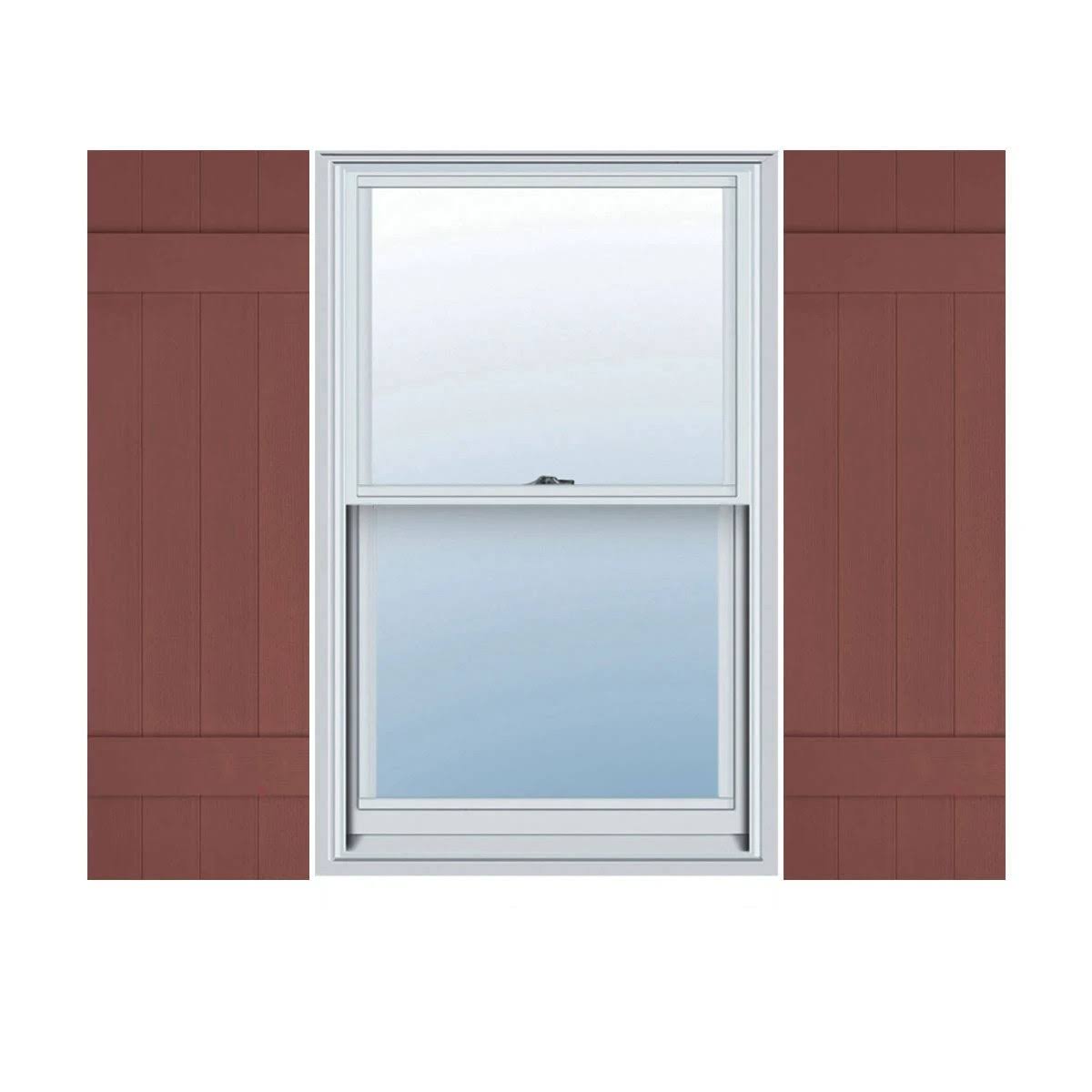 14x22W x 39x22H Vinyl Board-n-Batten Shutters X7765