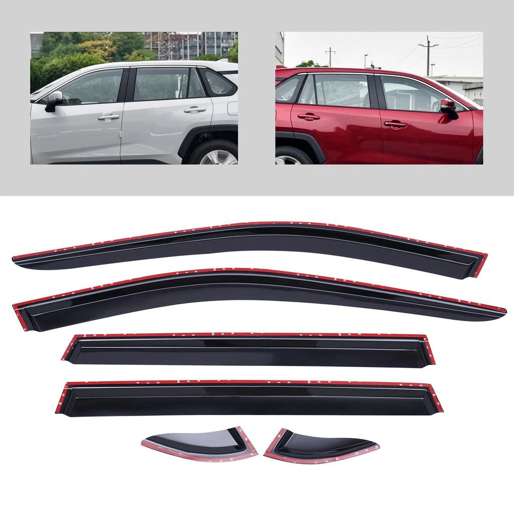 2019-2022 Toyota RAV4 Window Wind Deflector Door Visor Rain Guard V41956