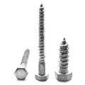 1/2 inch-6 x 7 inch Hex Lag Screw Low Carbon Steel Hot Dip Galvanized Pk 25 N2907
