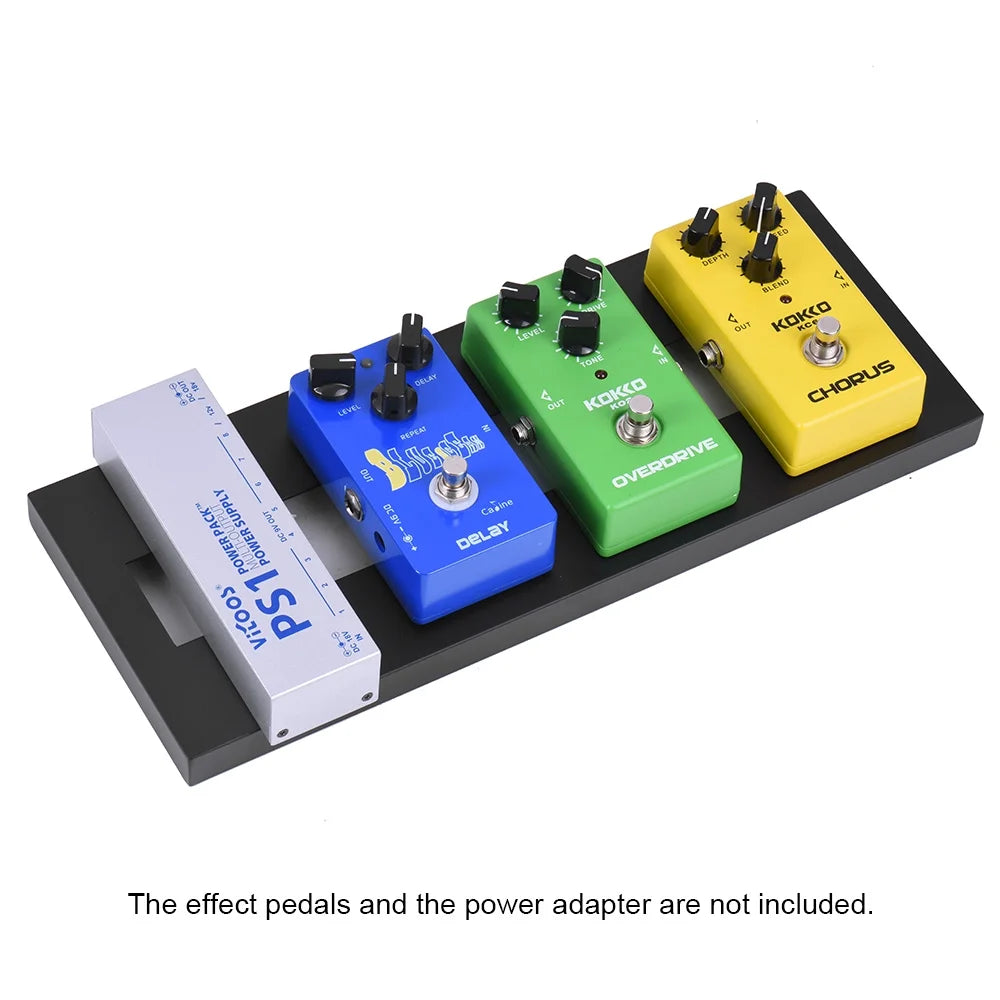 Aluminum Alloy Guitar Pedal Board with Carrying Bag Q96794