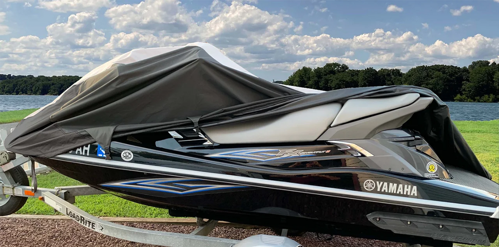 Black/Grey PWC Jet Ski Watercraft Cover S26881