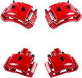 Red Powder Coated Caliper Assembly Set Kit P68102