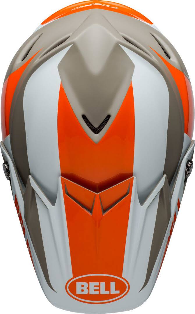 White Orange Sand Moto-9 Helmet A427321
