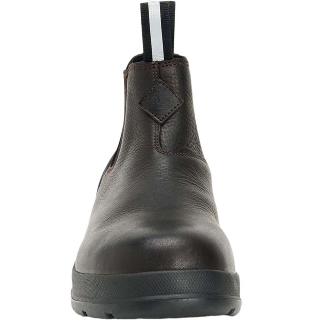 Black Coffee Leather Chelsea Boots C320981