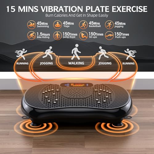 Vibration Plate Exercise Machine, Max User Weight 330lbs L5232