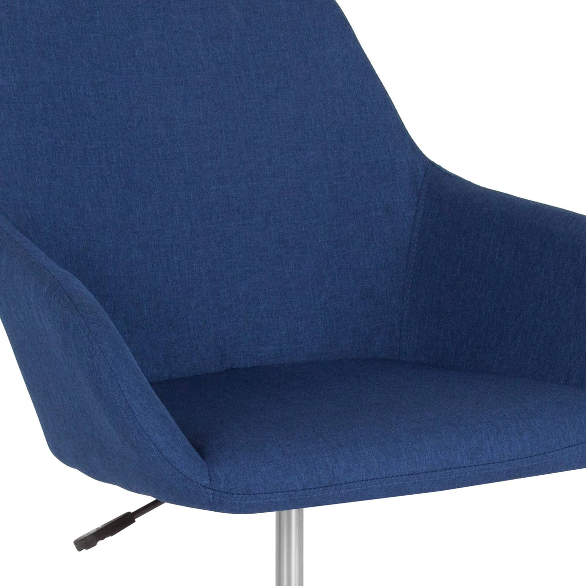 Blue Fabric Mid-Back Chair Z696
