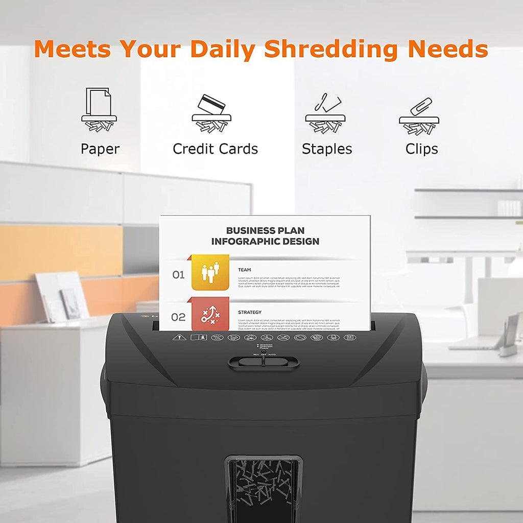12 Sheet Crosscut Paper Shredder U44249