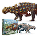 100-Piece Double Sided Glow-in-The-Dark Dinosaur Jigsaw Puzzle C93969