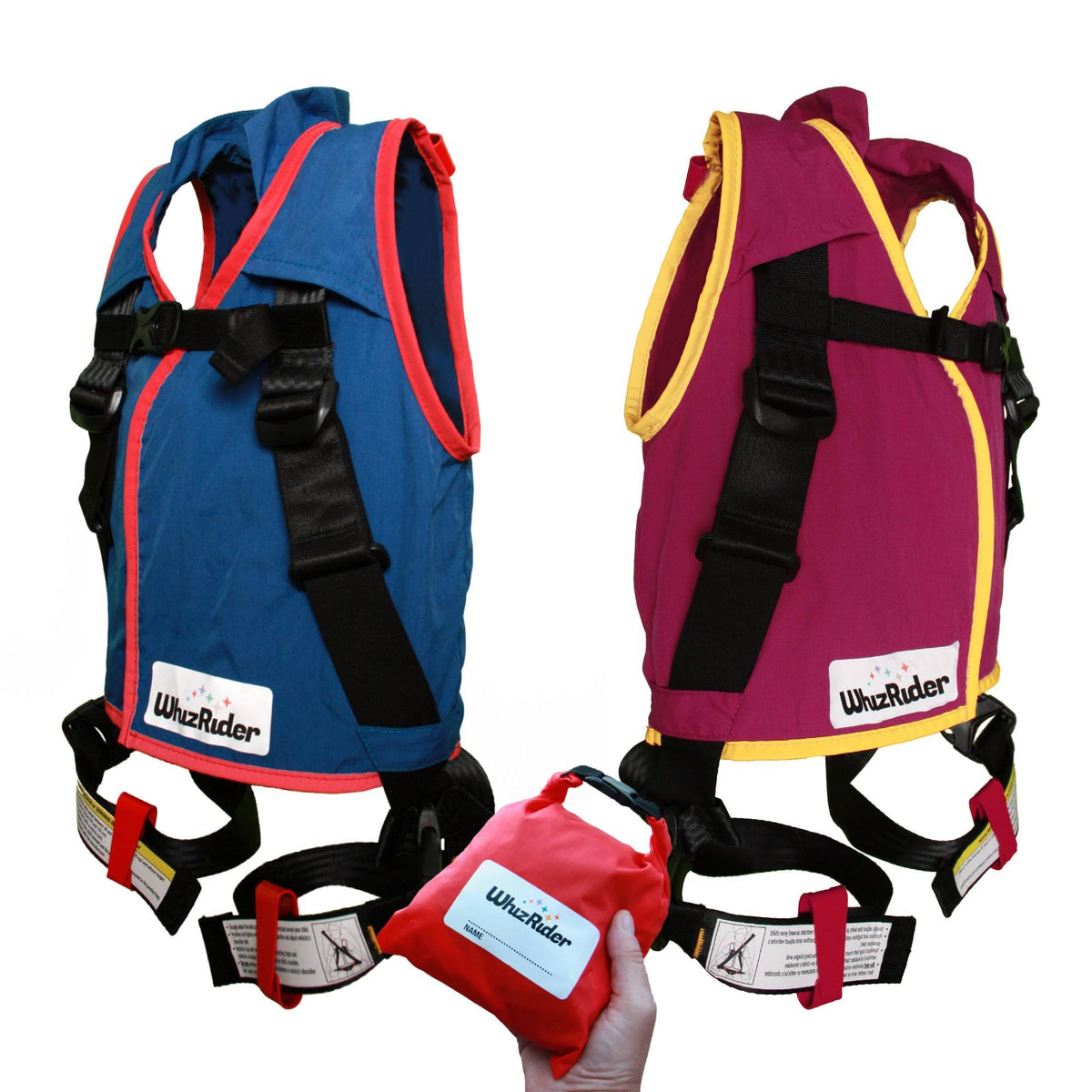 Small Portable Car Seat in Blue/Red N332