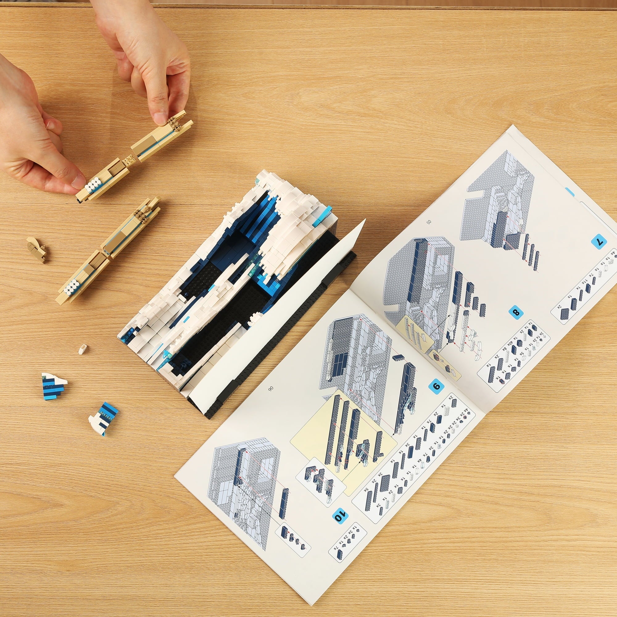 Blue Micro Mini Building Block Set Toy L32720