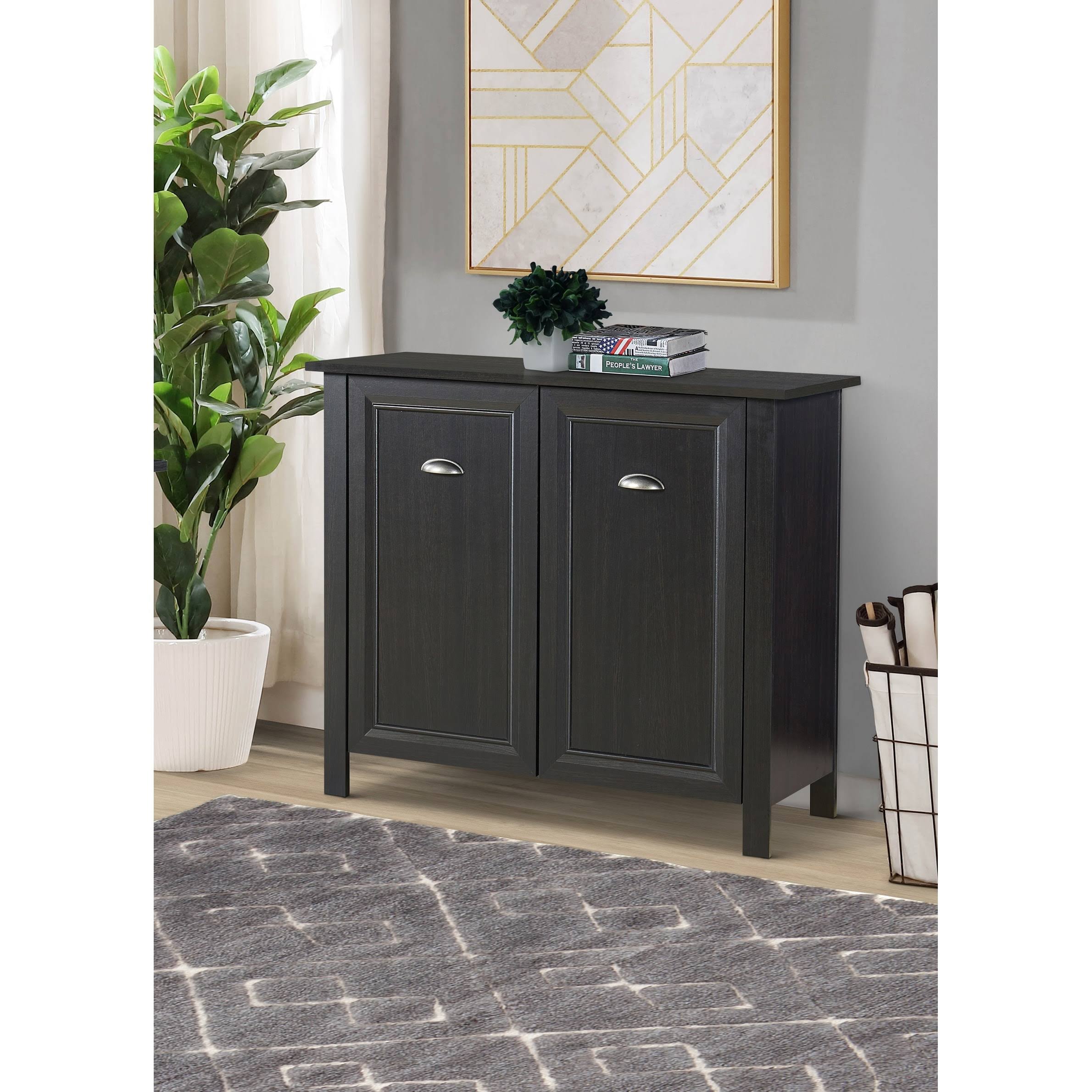 Espresso 2-Door Storage Cabinet J9881