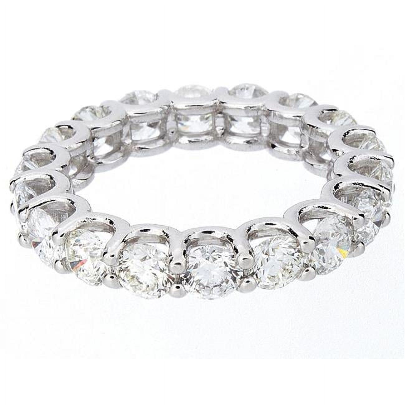 14K White Gold Diamond Eternity Band I84825