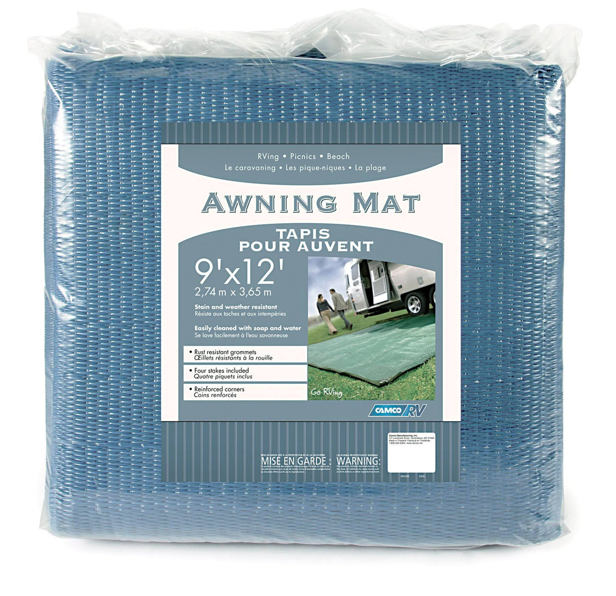 9 x 12 ft Blue Awning Leisure Mat R5943