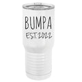 White 20 Oz Stainless Steel Insulated Travel Mug with Lid T193