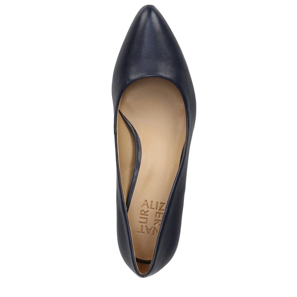 Navy Leather Pumps D52951