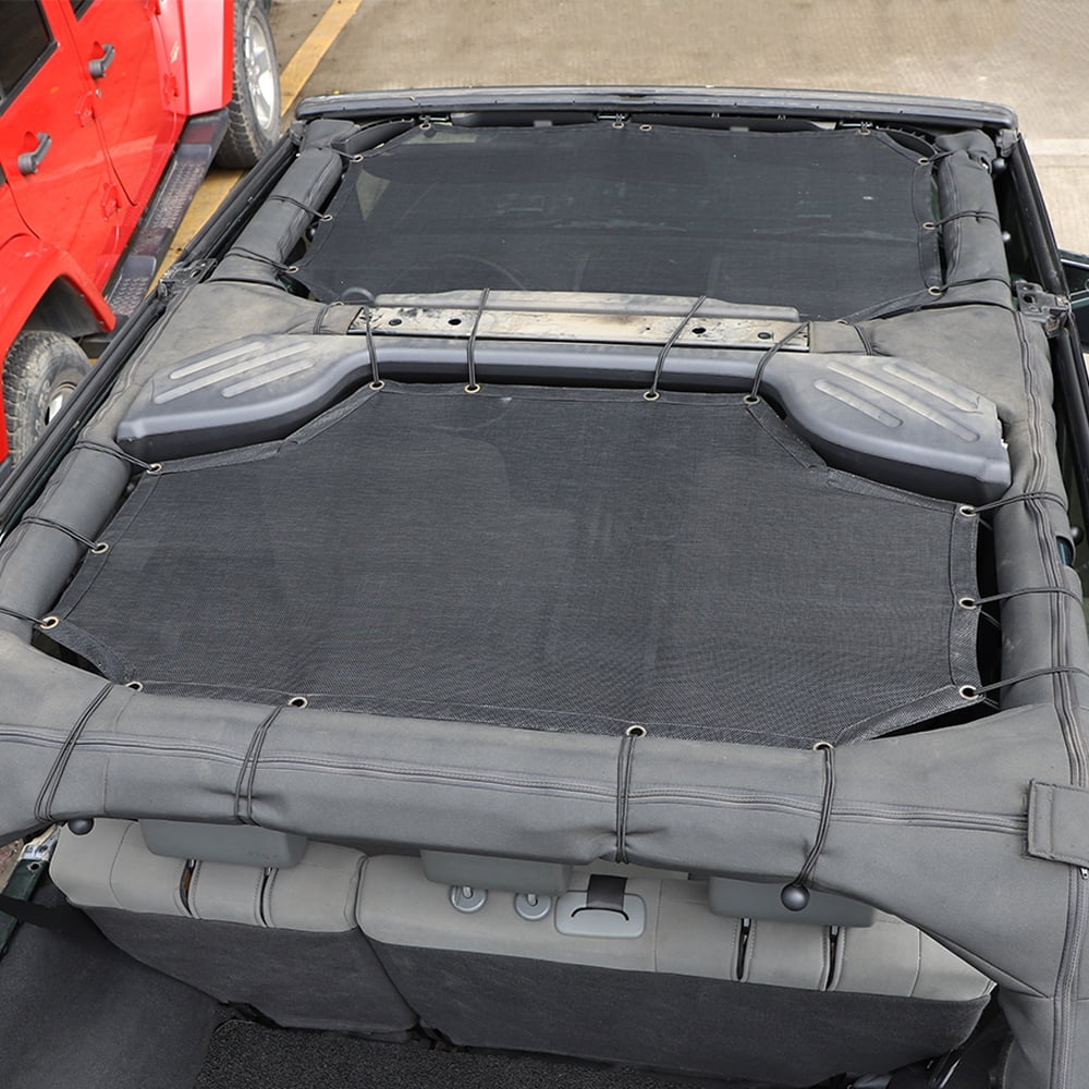 Black Sunshade for Jeep Wrangler JK 4 Doors S59279
