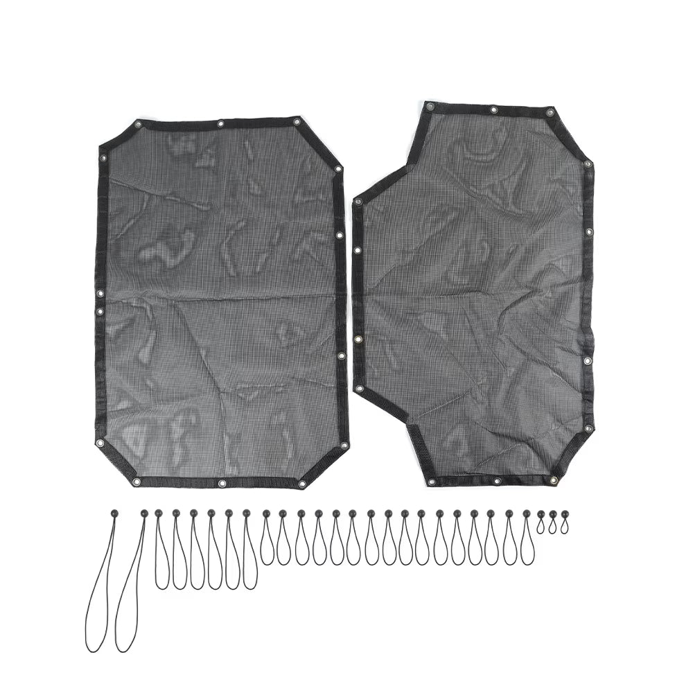 Black Sunshade for Jeep Wrangler JK 4 Doors S59279