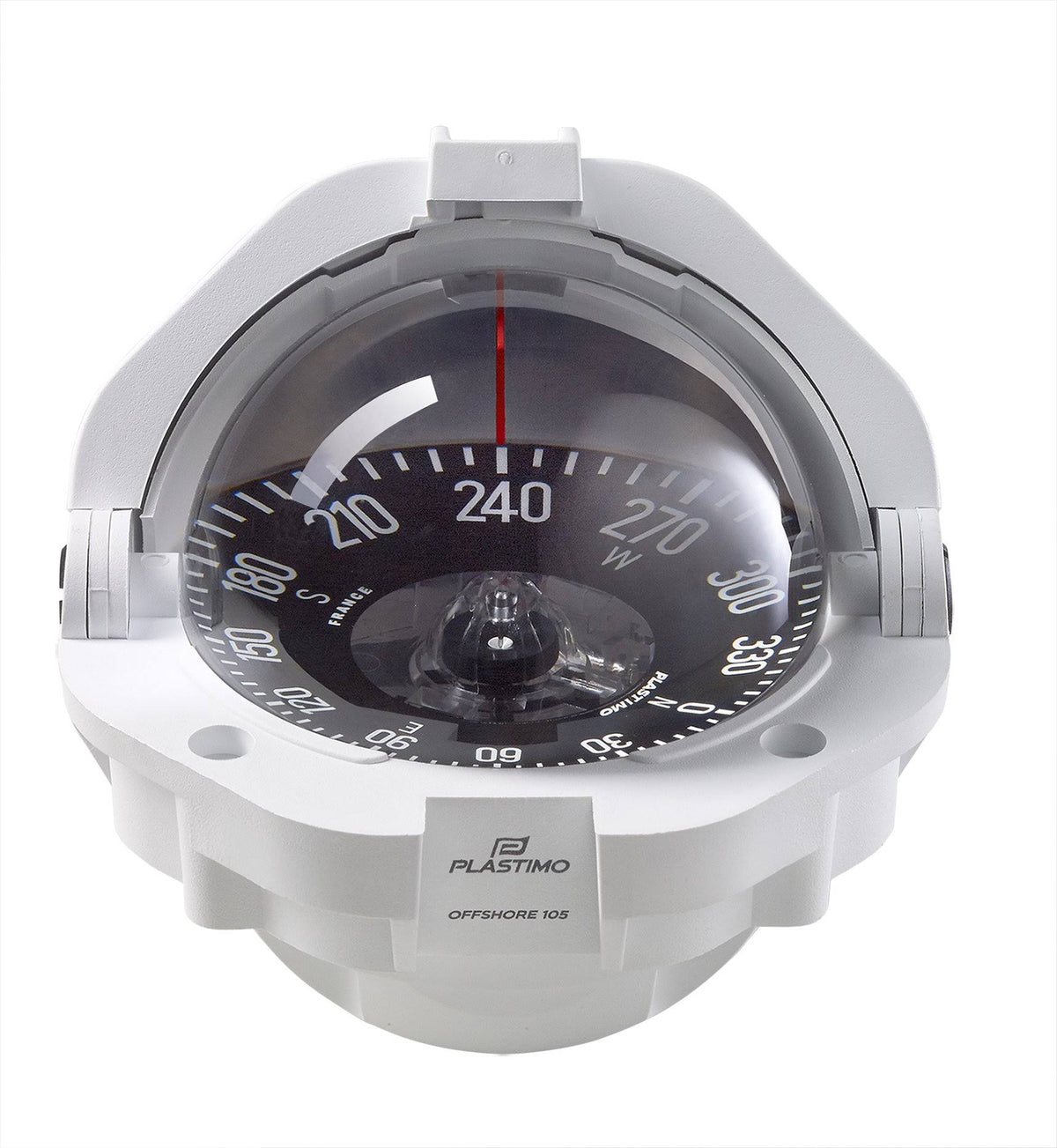 White Flush Mount Compass F6393