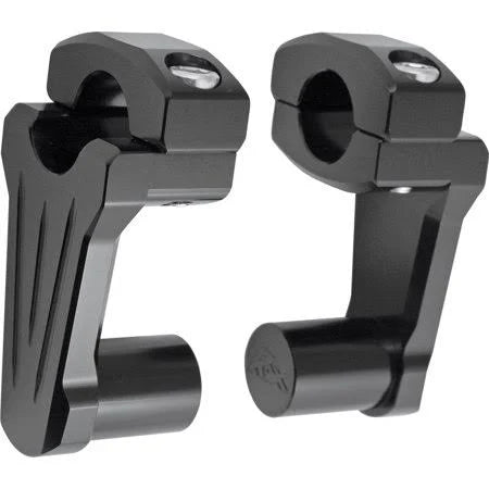 Pivoting Handlebar Riser Black 1 inch 2 inch Rise B398