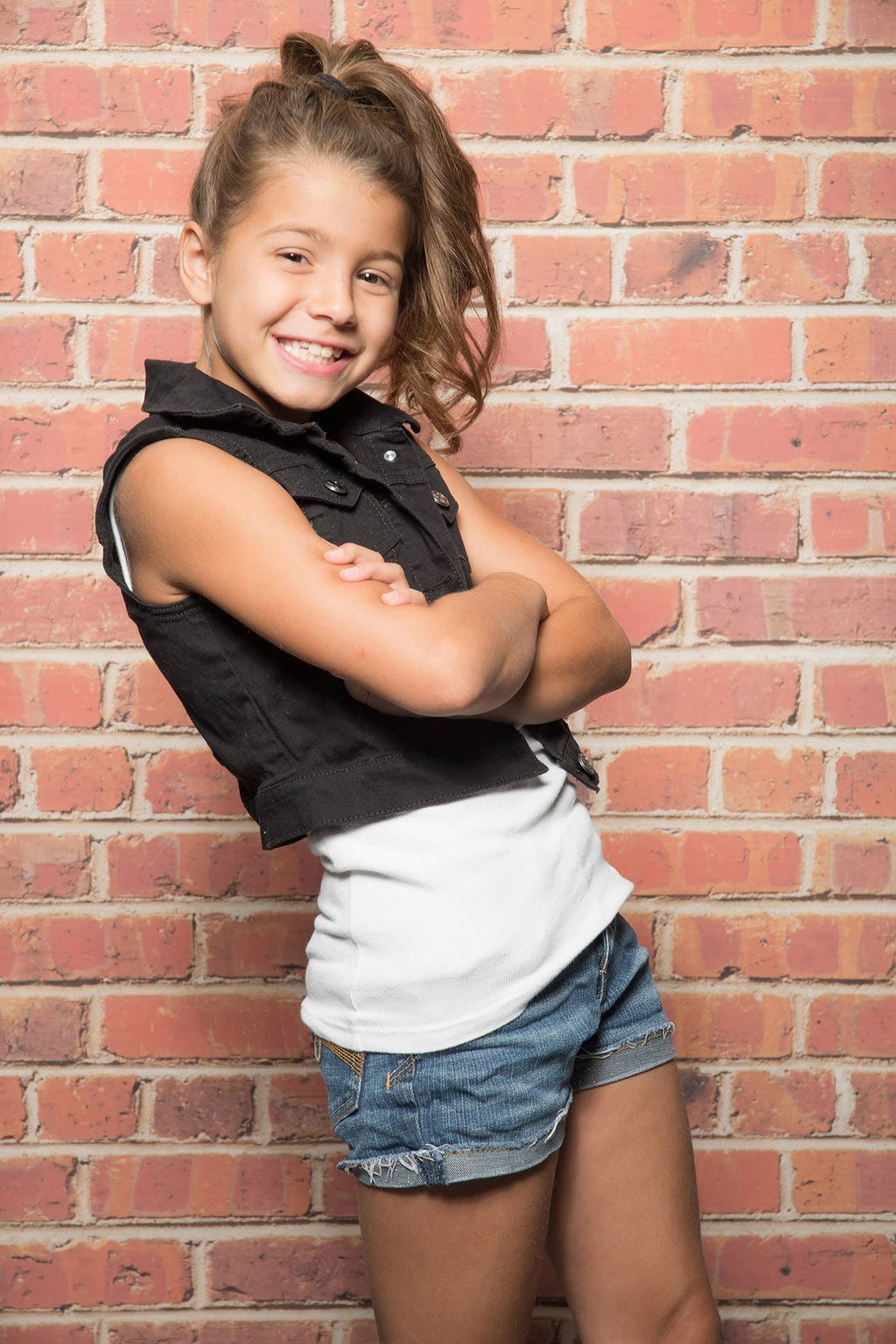 Red Brick Printed Background Paper C2528