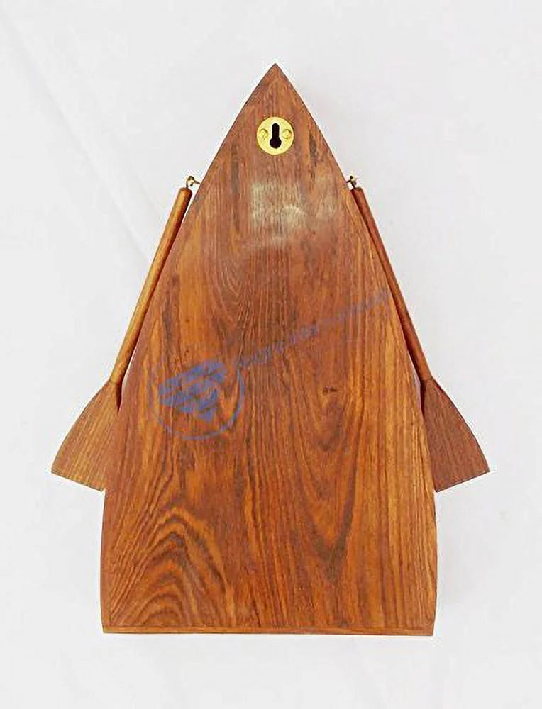 Wooden Key Hanger With Oars A3954
