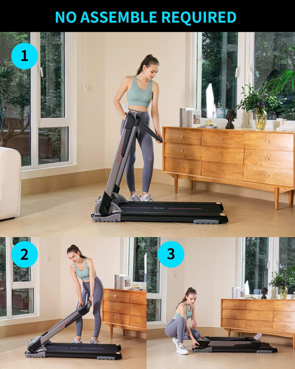 Portable Foldable Electric Treadmill T447