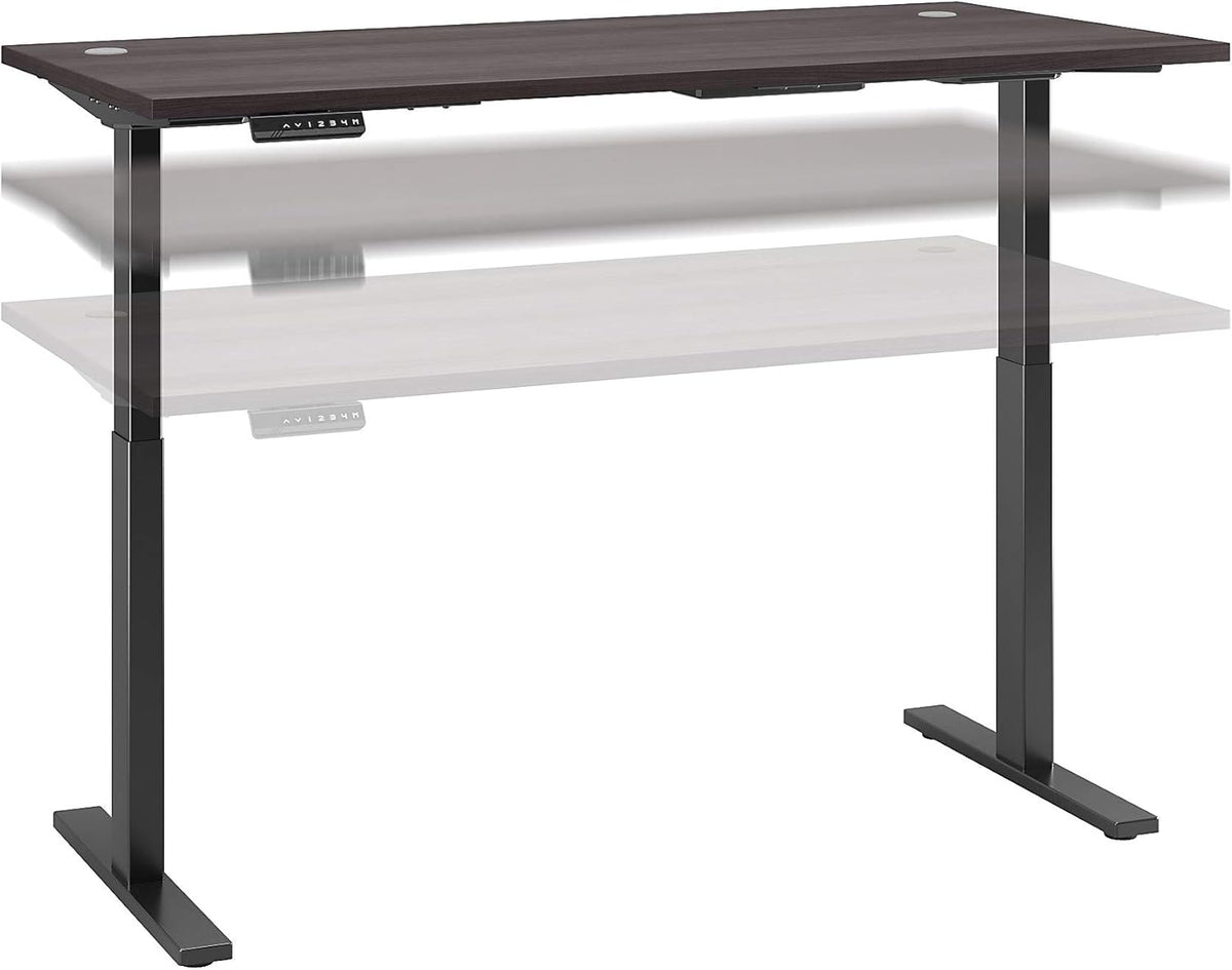 White Height Adjustable Standing Desk O76031