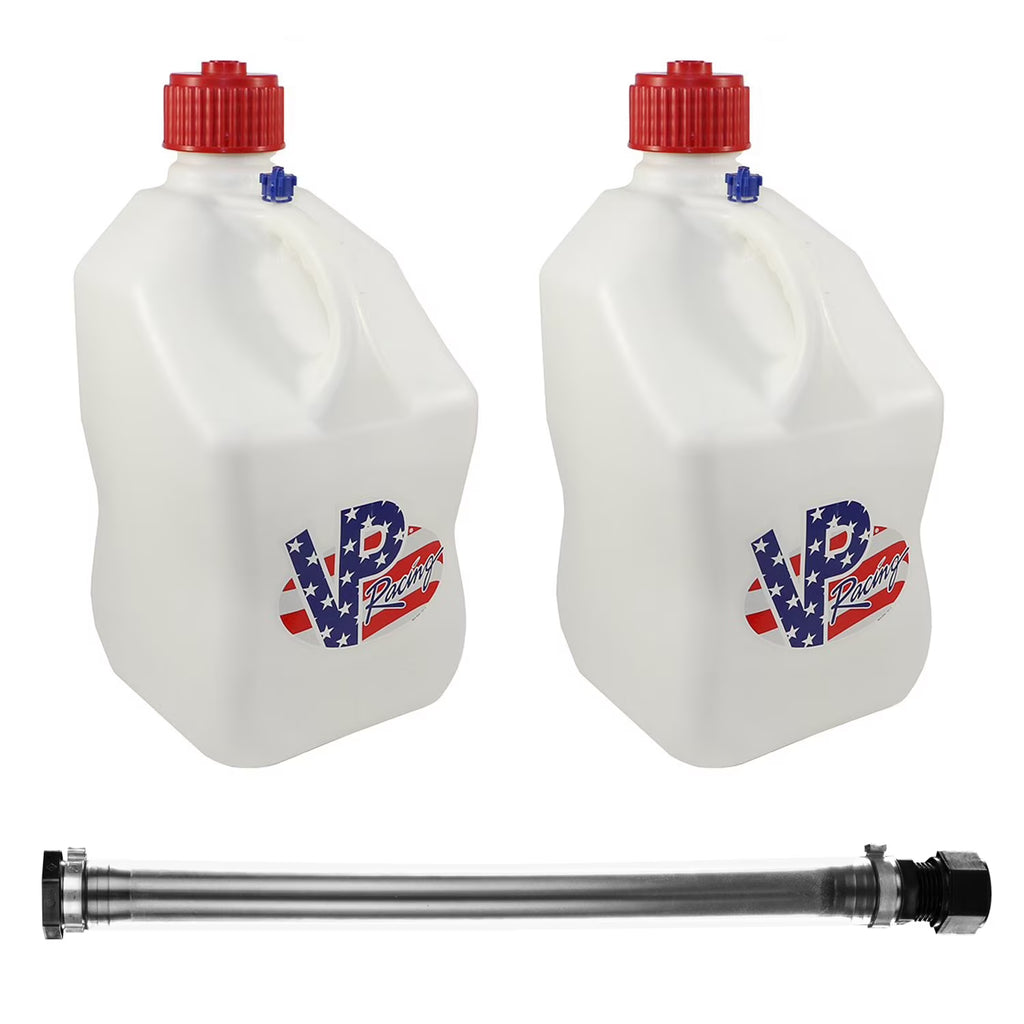14 Inch Hose and 5 Gallon Jug, White & Patriotic (2 Pack) Y673055