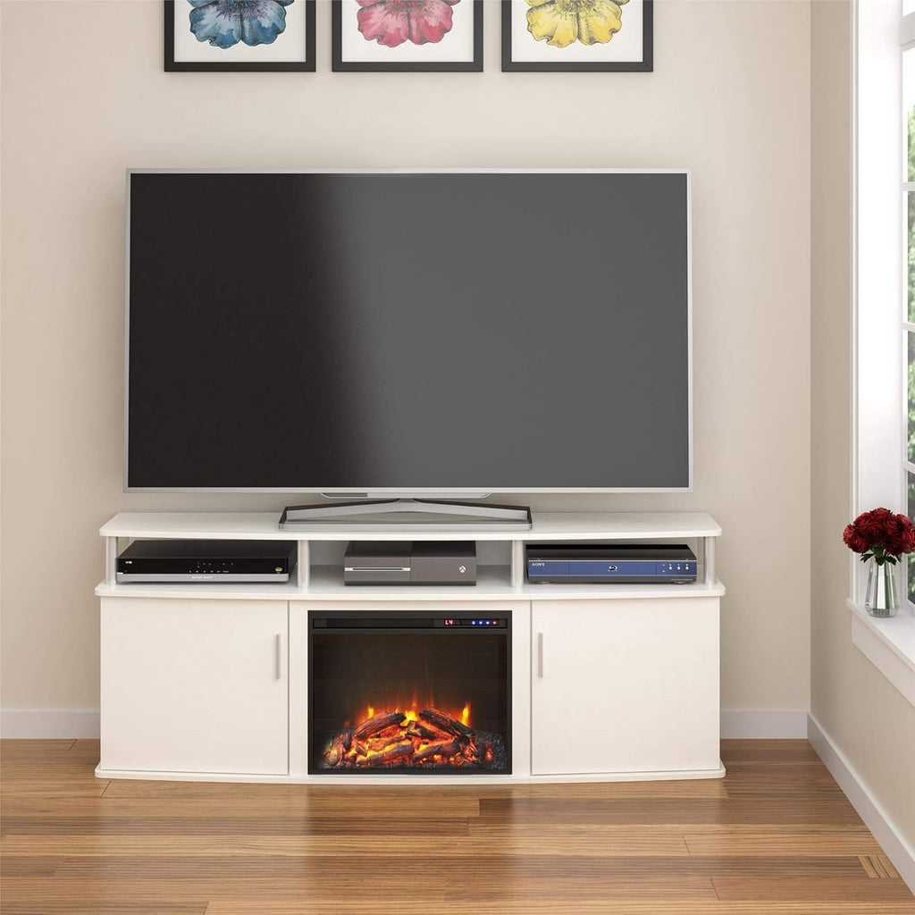 Gray Electric Fireplace TV Console H935515