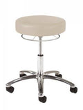 Chrome 360 Physician Stool with Foot Ring W701259