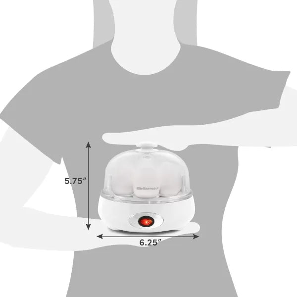 Charcoal Grey 7 Egg Capacity Electric Egg Cooker M2005