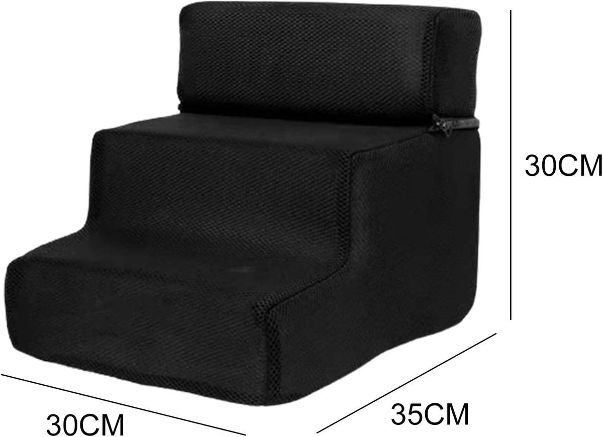 Blue Detachable Anti-Slip Faux Leather Dog Ramp Stairs Cover C648