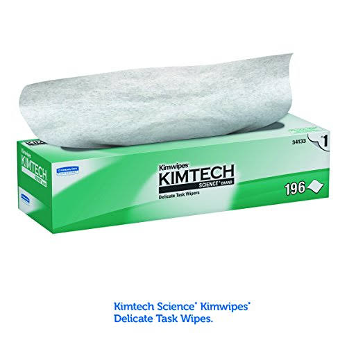 Kimwipes Delicate Task Wipers, 1-Ply, 196 per Box, Case of 15 Boxes X765511