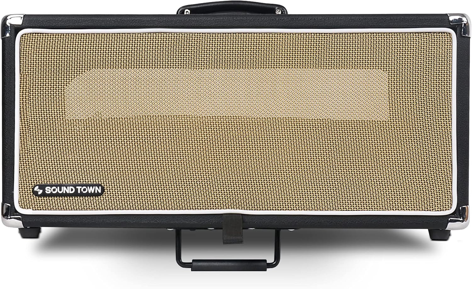 Black 4U Amp Rack Case with Rubber Feet W326