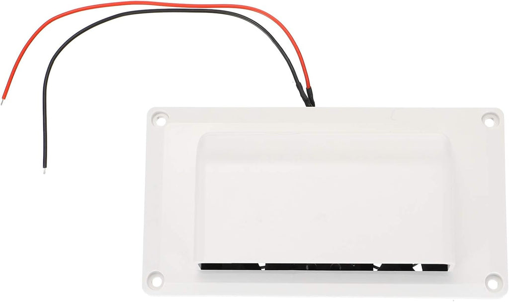 White 12V RV Exhaust Vent Pack of 2 N2763