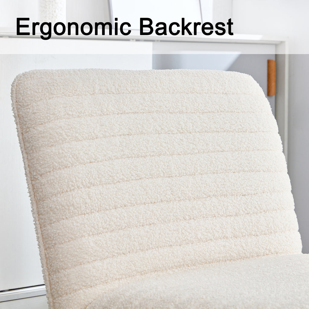 Beige Velvet Wingback Accent Chair with Golden Legs Z6144