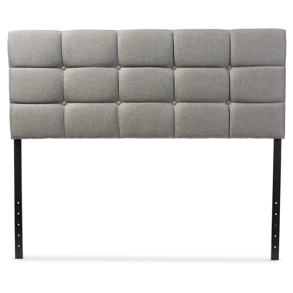 Grey Fabric Full Size Headboard H4956