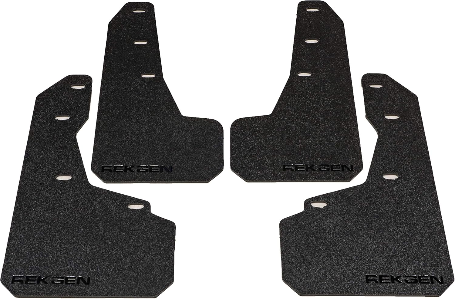 Red Mud Flaps with Mounting Hardware T147