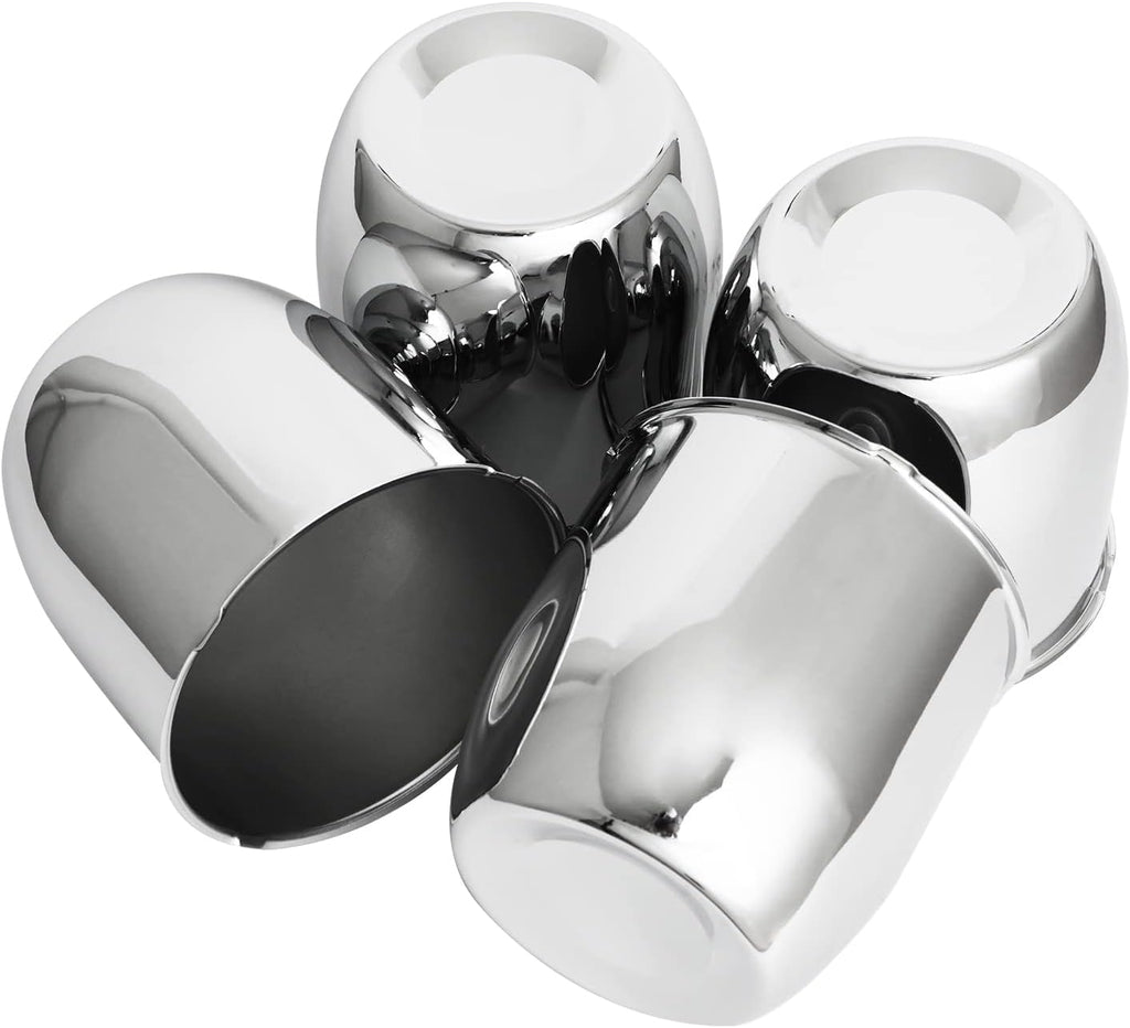 108MM 4.25Inch Chrome Wheel Center Caps, Pack of 4 U89525