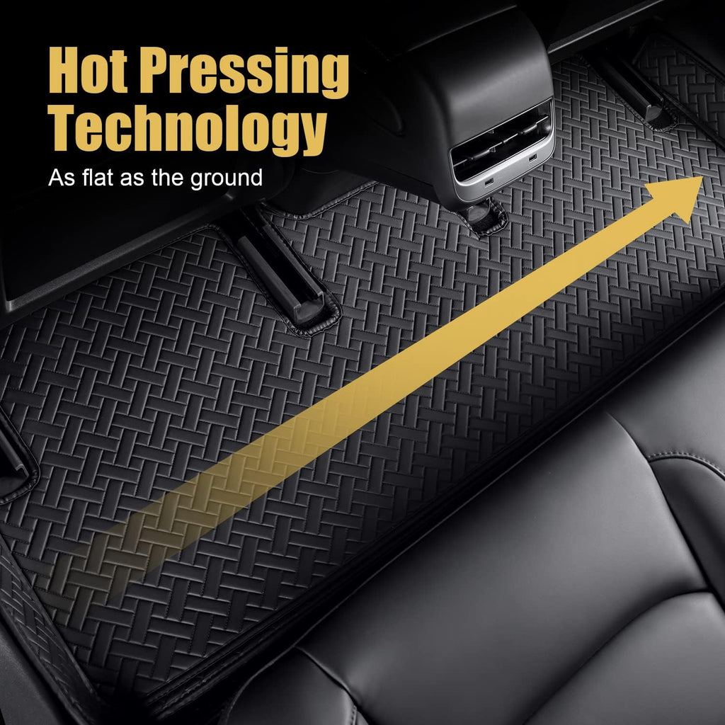 Black Waterproof Car Floor Mats for Tesla Model 3 M50517
