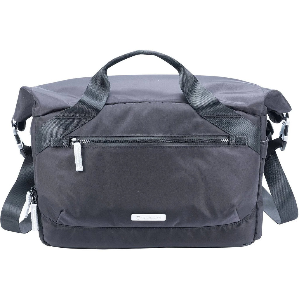 Black Slim Rolltop Shoulder Bag R513064