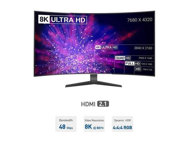 8K Fiber Optic HDMI 2.1 Cable, 48Gbps, 8K@60Hz, 50ft Z35423