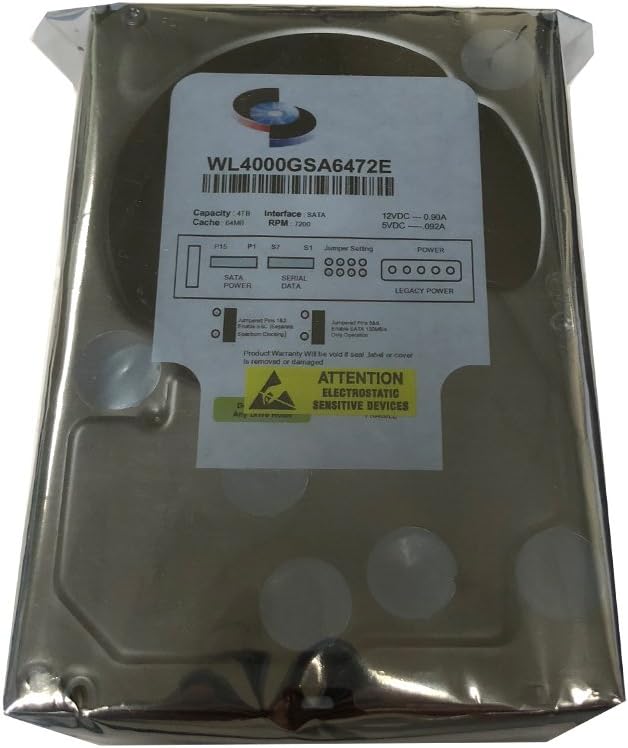 4TB 7200RPM 64MB Cache SATA 6.0Gb/s 3.5" Hard Drive Pack of 2 P481249
