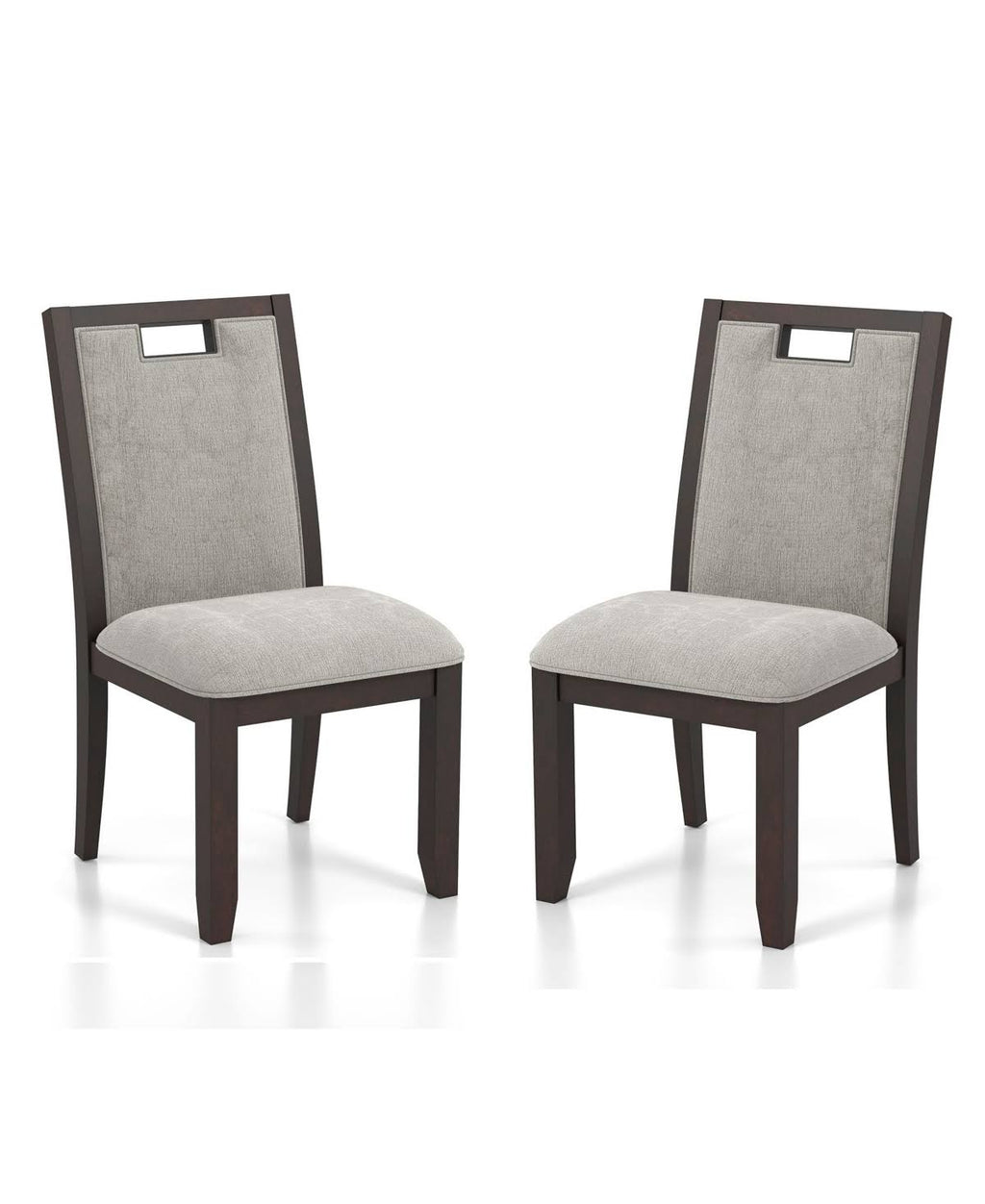 Beige 2 Piece Side Chair Set L44528