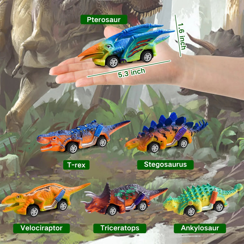 Dinosaur Pull Back Cars Toys W264