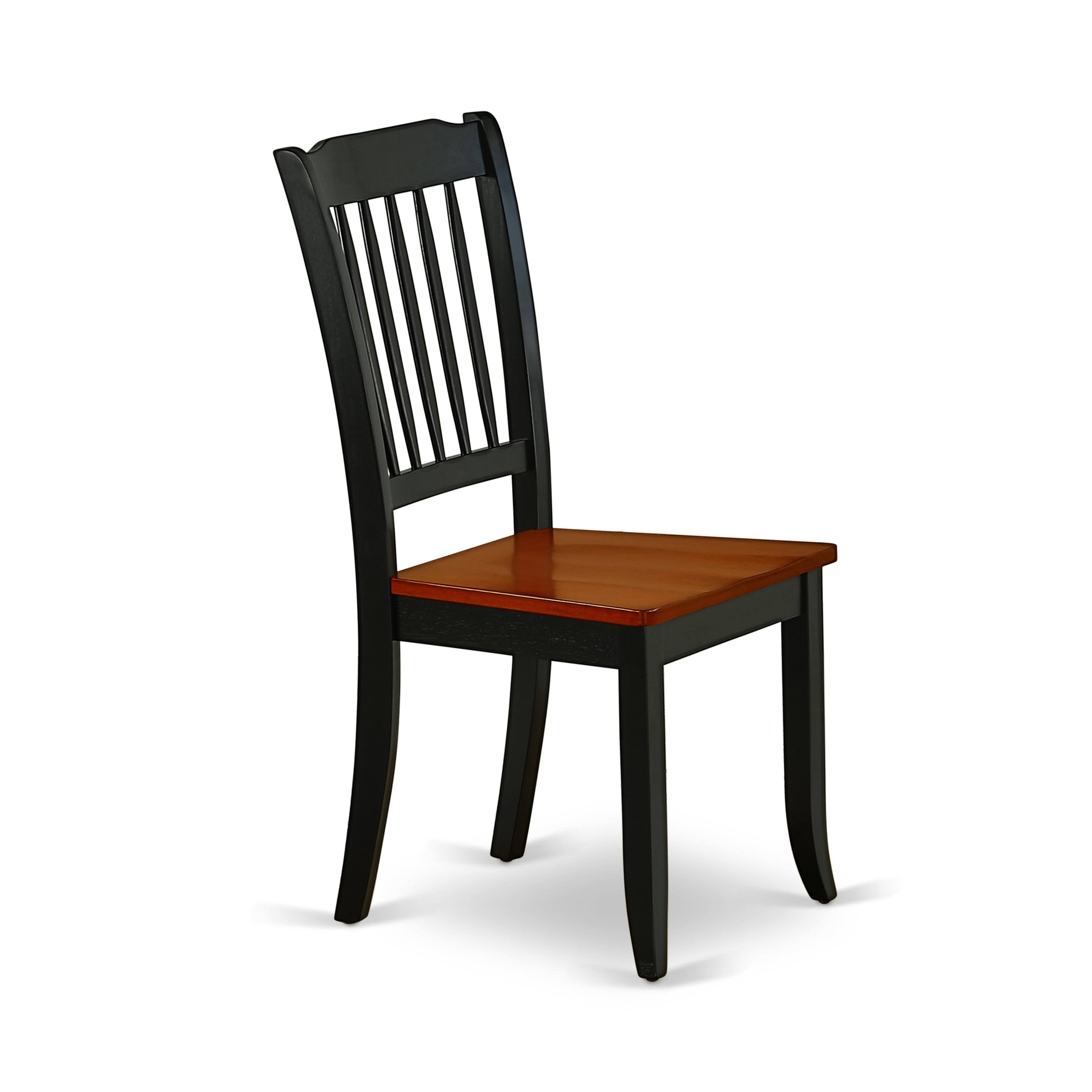 5pc Kitchen Table with Two Drop Leaves and Four Wood Seat Kitchen Chairs Z6502